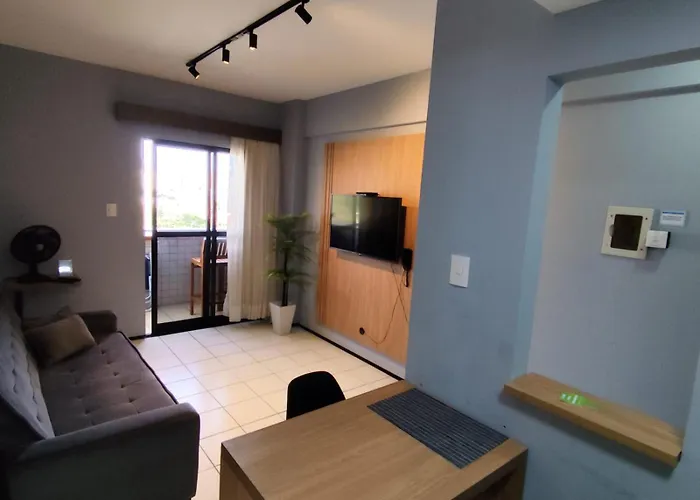 Flat Biarritz - Ate 3 Hospedes A 500M Da Praia
