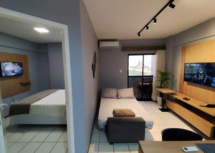 Flat Biarritz - Ate 3 Hospedes A 500M Da Praia
